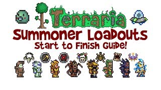 Terraria Summoner Loadout Guide Weapons amp Armor Class Build 124 amp 13 [upl. by Naruq]