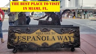 ESPANOLA WAY MIAMI BEACH  4K MIAMI  CHIS LIFE VLOG [upl. by Ikaz]