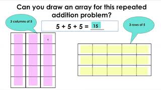 2nd Grade Creating Arrays [upl. by Aimo87]