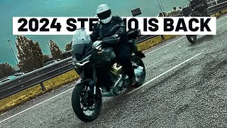 LEAKED 2024 MOTO GUZZI STELVIO V100 [upl. by Hecklau903]