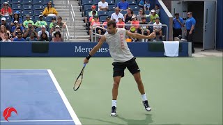 Tennis Backhand Slice In Slow Motion  Compilation [upl. by Jehu221]