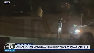 Video shows country star Morgan Wallen yelling racial slur [upl. by Inafetse]