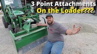 3 Point Attachments on the Front End Loader [upl. by Milore]