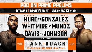 Tank vs Roach FIGHT NIGHT PRELIMS  TankRoach [upl. by Lleirbag]