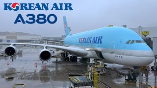 🇺🇸 Los Angeles LAX to Seoul ICN 🇰🇷 Korean Air Airbus A380  FULL FLIGHT REPORT Polar route [upl. by Nessi]