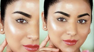 Easy 3Step GlowingDewy Makeup Tutorial No Highlighter [upl. by Christean]