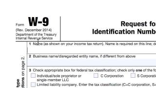 How to Complete an IRS W9 Form [upl. by Airyk]