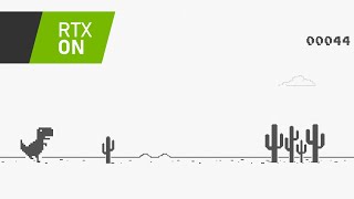 CHROME DİNOZOR OYUNU ama RTX AÇIK [upl. by Ameekahs]