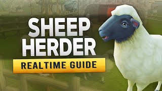 RS3 Sheep Herder – Realtime Quest Guide [upl. by Hemminger]