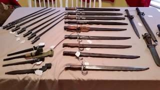 My Bayonet Collection 2017 [upl. by Eliak581]