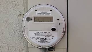 Reading Display On Your PGE Smart Meter [upl. by Alraep]