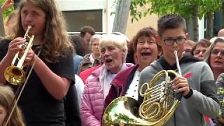 Flashmob in Hemer  quotOde an die Freudequot [upl. by Arocahs890]