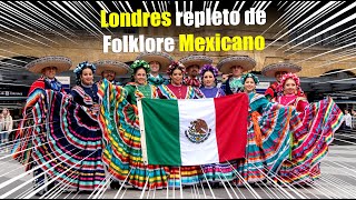 Folklore Mexicano inunda Londres Inglaterra Kings Cross St Pancras  Gira Internacional 2020 [upl. by Grigson]