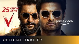 V  Official Trailer  Nani Sudheer Babu Aditi Rao Hydari Nivetha Thomas  Sept 5 [upl. by Walter]