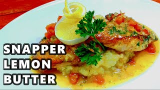 Red Snapper Lemon Butter Sauce [upl. by Dennis]