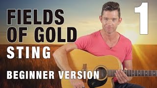 quotFields of Goldquot  Beginner Guitar Lesson  Part 1 [upl. by Zumwalt]