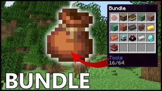 How To Use A BUNDLE In Minecraft [upl. by Dodds]