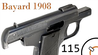 History of WWI Primer 115 Belgian Bayard Model 1908 Documentary [upl. by Sevart]