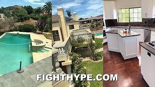 WOW ANDY RUIZ TOUR OF INSANE NEW MANSION POOL amp TENNIS COURT LIFESTYLE OF THE HEAVYWEIGHT CHAMP [upl. by Pfosi]