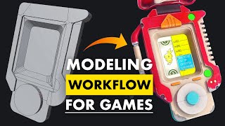 3D Modeling Workflow for Games  Explained [upl. by Sunderland652]