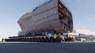 Offshore Patrol Vessel construction at Osborne Naval Shipyard [upl. by Lativa240]