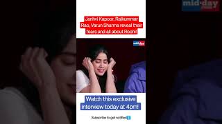 Janhvi Kapoor Rajkummar Rao Varun Sharma reveal their most irrational fears  ROOHI  EXCLUSIVE [upl. by Carolle]