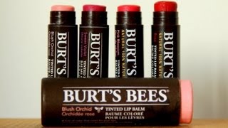 Burts Bees Tinted Lip Balm Review [upl. by Imaj]