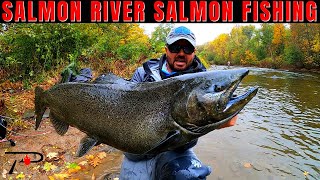 Salmon Fishing New Yorks World Famous Salmon River [upl. by Monsour]