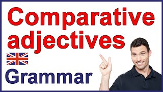 Comparative adjectives  English grammar lesson [upl. by Milore843]