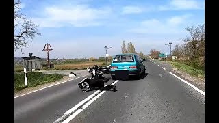 Videón egy hazai sokkoló baleset  Motorcycle crash in Hungary [upl. by Faria]