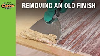 Howto Remove Stain and Finish an Old Table  Refurbish [upl. by Annahahs]