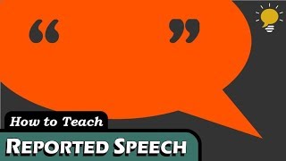 REPORTED SPEECH indirect speech in 3 Steps [upl. by Roos]