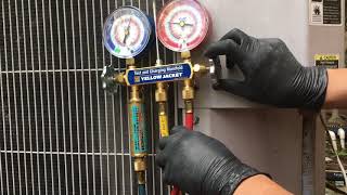 How to add freon in HVAC  EASY and FAST [upl. by Fortna]