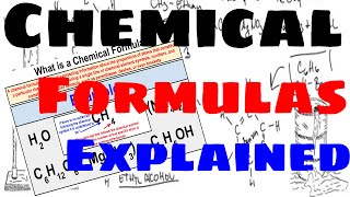 Chemical Formulas  Explained [upl. by Ardaid932]