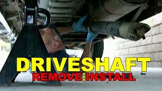 Driveshaft REMOVE and INSTALL how to [upl. by Worrad]