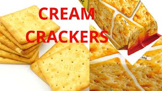 Cream Crackers Recipe  Crispy [upl. by Haneen952]