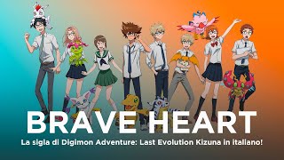 CUORE IMPAVIDO  Brave Heart  Italian Version  Digimon [upl. by Buhler776]