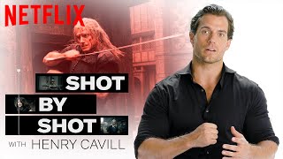 Henry Cavill Breaks Down The Blaviken Fight Scene Shot By Shot  The Witcher  Netflix [upl. by Bevan829]