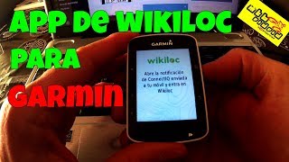 Pasar rutas a Garmin desde App de Wikiloc [upl. by Odlabu]