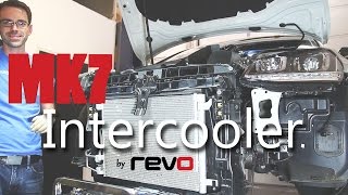 Intercooler Install on our MK7 GTI  DIY [upl. by Onidranreb226]