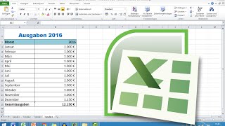 Tabelle in Excel erstellen  Grundkurs Excel [upl. by Ynohtona16]