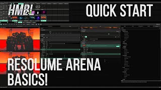 Resolume Arena Basics in 10 MINUTES  Quick Start Guide [upl. by Boyt536]