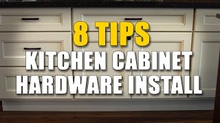 Cabinet Knobs and Pulls  8 IMPORTANT installing Tips [upl. by Friede797]