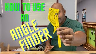 HOW TO USE AN ANGLE FINDER [upl. by Gnilhsa]