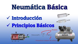 NEUMÁTICA BÁSICA  INTRODUCCIÓN  PRINCIPIOS BÁSICOS [upl. by Ladiv]