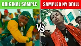 ORIGINAL SAMPLE VS SAMPLED NY DRILL SONGS PART 2 [upl. by Valoniah179]