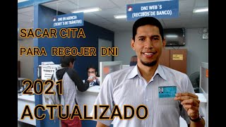 Como sacar una cita en la RENIEC por internet 2024 I Para recoger DNI por Duplicado o Renovación DNI [upl. by Hayley]