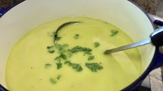 Greek Lemon Soup Avgolemono Easy [upl. by Aay437]