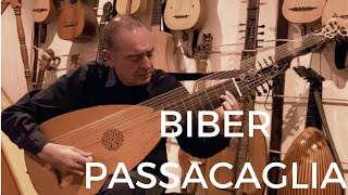 Passacaglia by BIBER played on the 13 courses lute by Xavier DíazLatorre [upl. by Niawd]