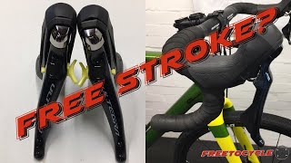 Shimano Road Hydraulic Brake Free Stroke Adjustment [upl. by Nyliret]